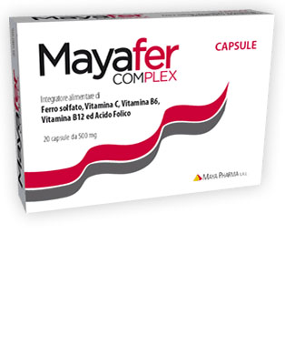 MAYAFER COMPLEX 20 CAPSULE BLISTER 10 G - Farmacia Mastrangelo 
