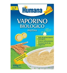 HUMANA VAPORINO PASTINA BIOLOGICA 320 G - Farmacia Mastrangelo 