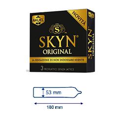 PROFILATTICO ANSELL AKUEL SKIN ORIGINAL 3 PEZZI - Farmacia Mastrangelo 