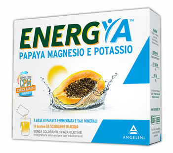 ENERGYA PAPAYA MAGNESIO POTASSIO 14 BUSTINE - Farmacia Mastrangelo 