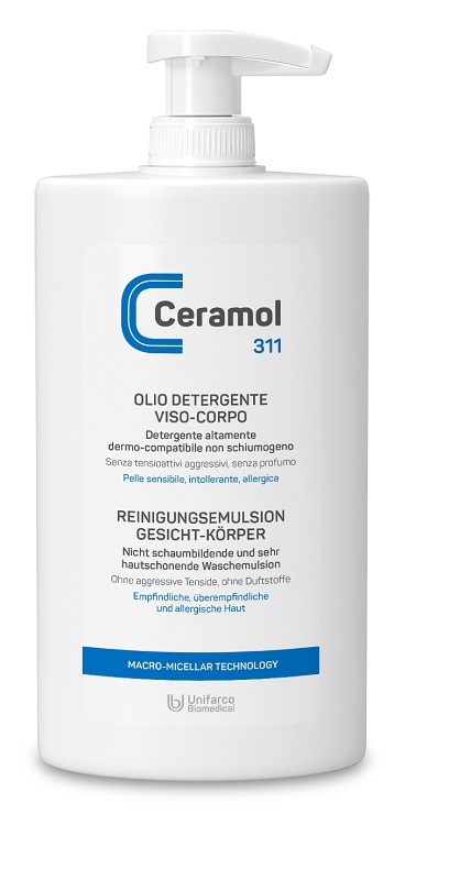 CERAMOL 311 OLIO DETERGENTE VISO/CORPO 400 ML - Farmacia Mastrangelo 