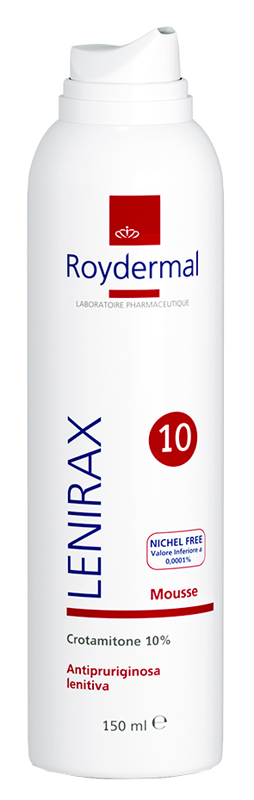 LENIRAX 10 MOUSSE DERMATOLOGICA CROTAMITONE 10% 150 ML - Farmacia Mastrangelo 