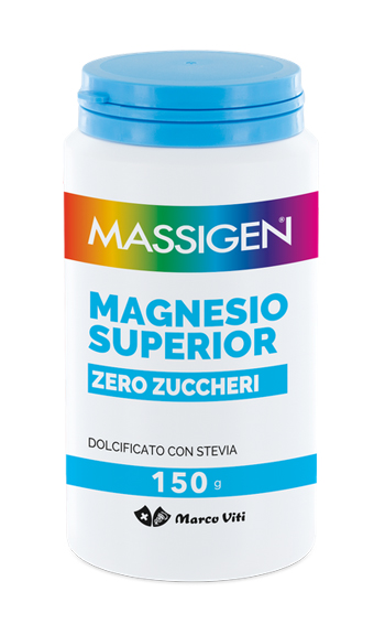 MASSIGEN MAGNESIO SUPERIOR ZERO ZUCCHERI 150 G - Farmacia Mastrangelo 