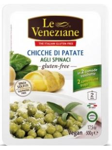 LE VENEZIANE CHICCHE DI PATATE AGLI SPINACI 500 G - Farmacia Mastrangelo 