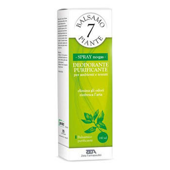 ESSENZA BALSAMICA 7 PIANTE DEODORANTE PURIFICANTE PER AMBIENTI E TESSUTI POMPA SPRAY + ASTUCCIO 180 ML - Farmacia Mastrangelo 