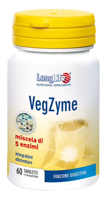 LONGLIFE VEGZYME 60 TAVOLETTE - Farmacia Mastrangelo 