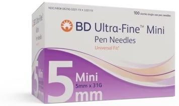 AGO PER PENNA DA INSULINA THINWALL BD GAUGE 31 5 MM 100 PEZZI - Farmacia Mastrangelo 