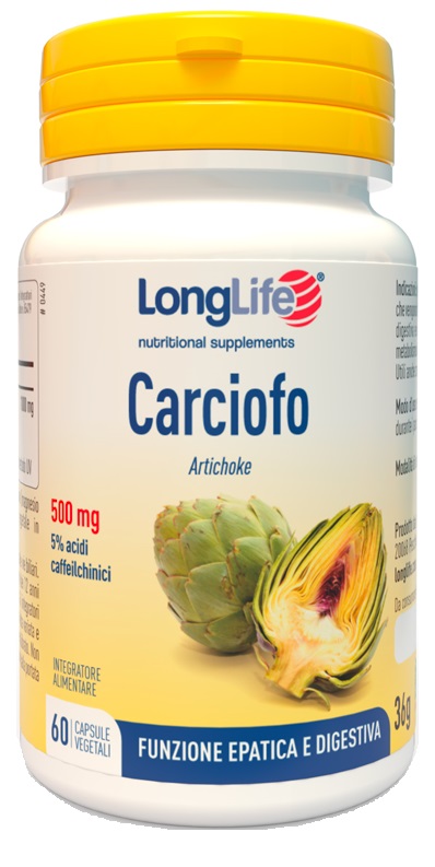 LONGLIFE CARCIOFO 60 CAPSULE VEGETALI - Farmacia Mastrangelo 