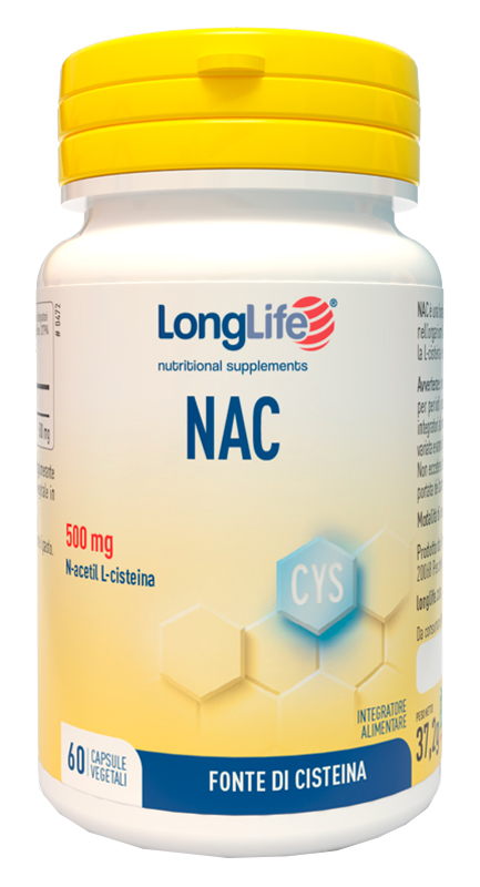 LONGLIFE NAC 60 CAPSULE VEGETALI - Farmacia Mastrangelo 
