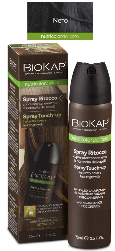 BIOS LINE BIOKAP NUTRICDEL SPRAY RITOCCO NERO 75 ML - Farmacia Mastrangelo 