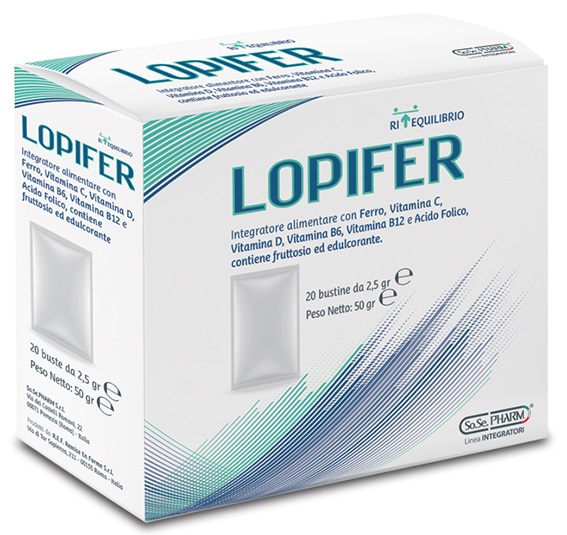 LOPIFER 20 BUSTINE - Farmacia Mastrangelo 