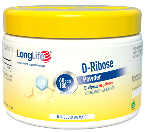 LONGLIFE D-RIBOSE POWDER 180 G - Farmacia Mastrangelo 