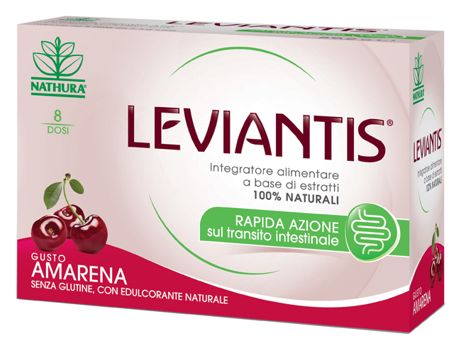 LEVIANTIS SENZA GLUTINE GUSTO AMARENA 8 DOSI / 16 BUSTE - Farmacia Mastrangelo 