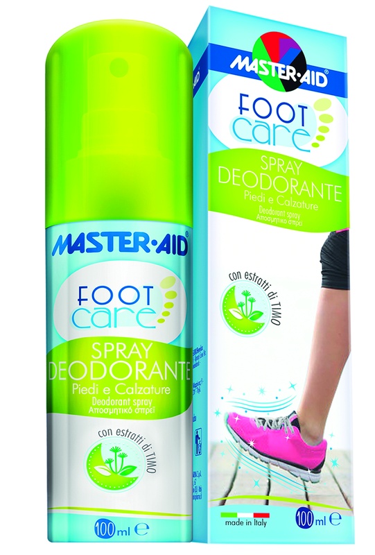 MASTER-AID FOOT CARE SPRAY DEODORANTE 100 ML - Farmacia Mastrangelo 