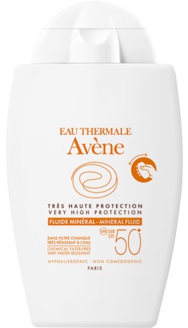 EAU THERMALE AVENE SOLARE FLUIDO MINERALE 50+ 40 ML - Farmacia Mastrangelo 
