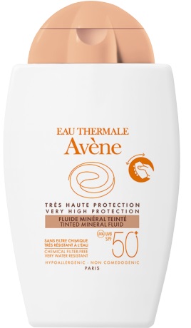 EAU THERMALE AVENE SOLARE FLUIDO MINERALE 50+ COLORATO 40 ML - Farmacia Mastrangelo 