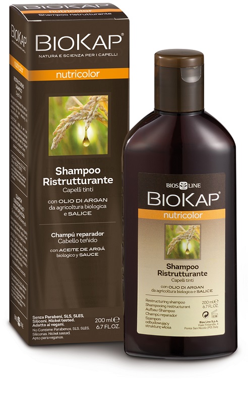BIOKAP NUTRICOLOR SHAMPOO RISTRUTTURANTE 200 ML - Farmacia Mastrangelo 