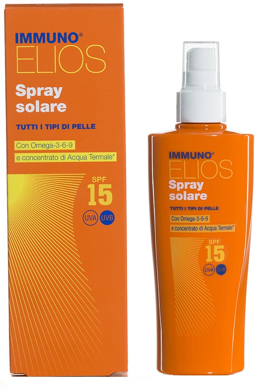 IMMUNO ELIOS SPRAY SOLARE SPF 15 200 ML - Farmacia Mastrangelo 
