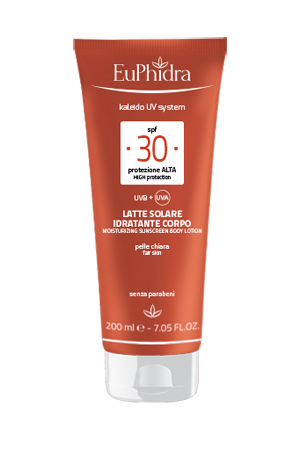 EUPHIDRA KALEIDO UV SYSTEM LATTE SOLARE CORPO 30 - Farmacia Mastrangelo 