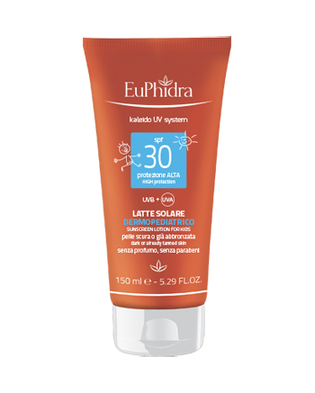 EUPHIDRA KALEIDO UV SYSTEM LATTE SOLARE DERMOPED 30 - Farmacia Mastrangelo 