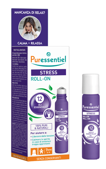 PURESSENTIEL ROLLER SOS STRESS 12 OLI ESSENZIALI 5 ML - Farmacia Mastrangelo 