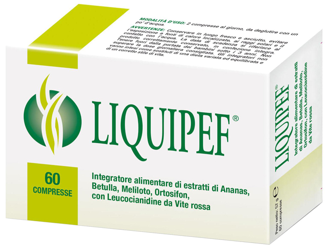 LIQUIPEF 60 COMPRESSE - Farmacia Mastrangelo 