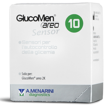 STRISCE GLUCOMEN AREO SENSOR PER ANALISI DEL GLUCOSIO 10 PEZZI - Farmacia Mastrangelo 