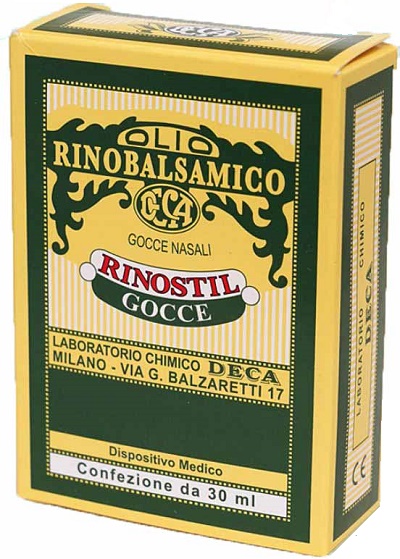 RINOSTIL GOCCE NASALI FLACONE 30ML OLIO RINOBALSAMICO PER LAPROTEZIONE DELLA MUCOSA NASALE E LA PULIZIA DELLE FOSSE NASALI - Farmacia Mastrangelo 