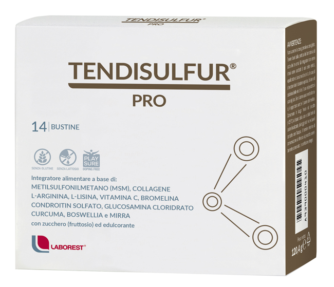 TENDISULFUR PRO 14 BUSTINE DA 8,6G - Farmacia Mastrangelo 