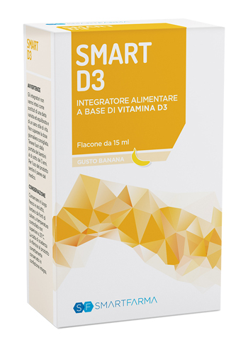 SMART D3 GOCCE 15 ML GUSTO BANANA - Farmacia Mastrangelo 