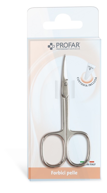 PROFAR FORBICINE PELLI PUNTA CURVA - Farmacia Mastrangelo 