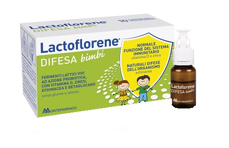 LACTOFLORENE DIFESA BAMBINI 10 FLACONI 100 ML - Farmacia Mastrangelo 
