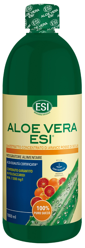 ESI ALOE SUCCO ARANCIA ROSSA 1000 ML - Farmacia Mastrangelo 