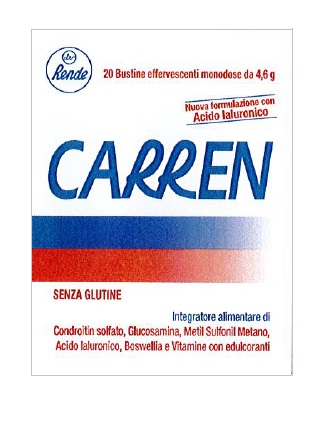 CARREN 20 BUSTINE EFFERVESCENTI MONODOSE DA 4,6 G L'UNA - Farmacia Mastrangelo 