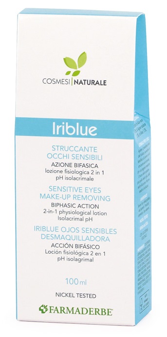 IRIBLUE STRUCCANTE OCCHI SENSIBILI AZIONE BIFASICA SOLUZIONE FISIOLOGICA 2 IN 1 PH ISOLACRIMALE 100 ML - Farmacia Mastrangelo 
