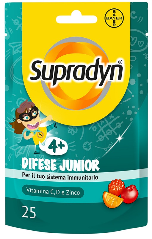 SUPRADYN DIFESE JUNIOR 25 CARAMELLE GOMMOSE - Farmacia Mastrangelo 
