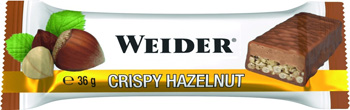 WEIDER FITNESS BARRETTA HAZELNUT 36 G - Farmacia Mastrangelo 