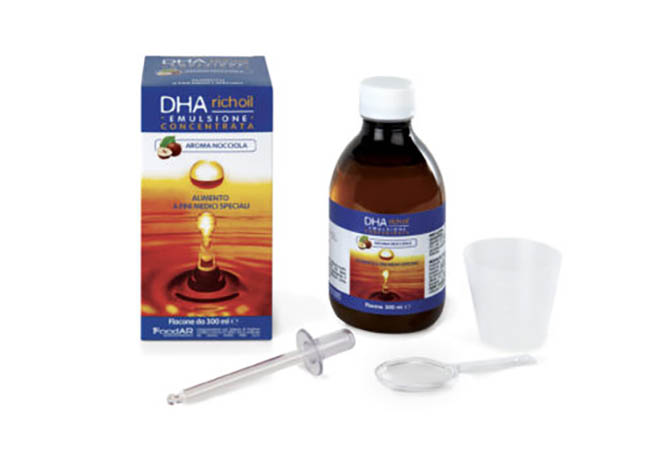 DHA RICHOIL SCIROPPO AL 25% DI DHA DI ORIGINE ALGALE GUSTO MANDORLA 30 ML - Farmacia Mastrangelo 