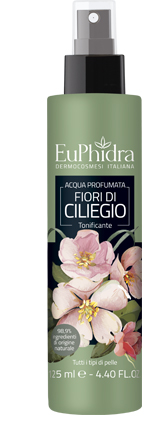 EUPHIDRA ACQUA PROFUMATA CILIEGIO IN FLACONE CON ETICHETTA POMPA SPRAY - Farmacia Mastrangelo 