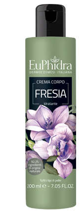 EUPHIDRA CREMA CORPO IDRATANTE FRESIA IN FLACONE CON ETICHETTA - Farmacia Mastrangelo 