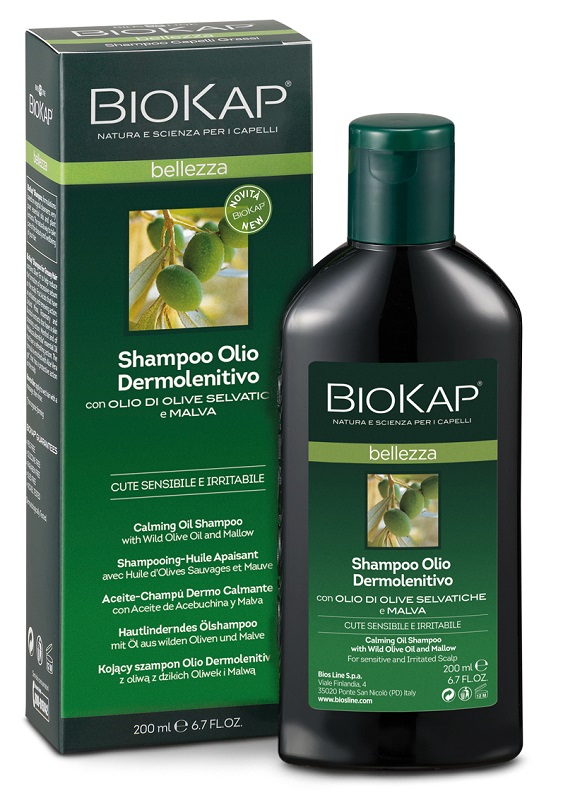 BIOKAP BELLEZZA SHAMPOO OLIO DERMOLENITIVO 200 ML BIOSLINE - Farmacia Mastrangelo 