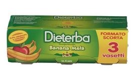DIETERBA OMOGENEIZZATO BANANA 3 X 80 G - Farmacia Mastrangelo 