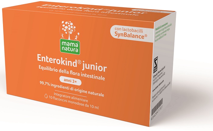 MAMA NATURA ENTEROKIND JUNIOR 10 FLACONCINI 10 ML - Farmacia Mastrangelo 