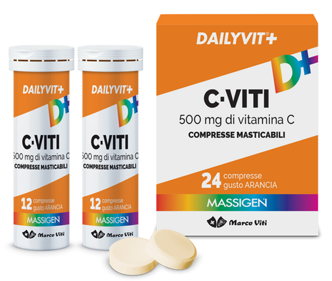 C VITI 500 MG 24 COMPRESSE MASTICABILI - Farmacia Mastrangelo 