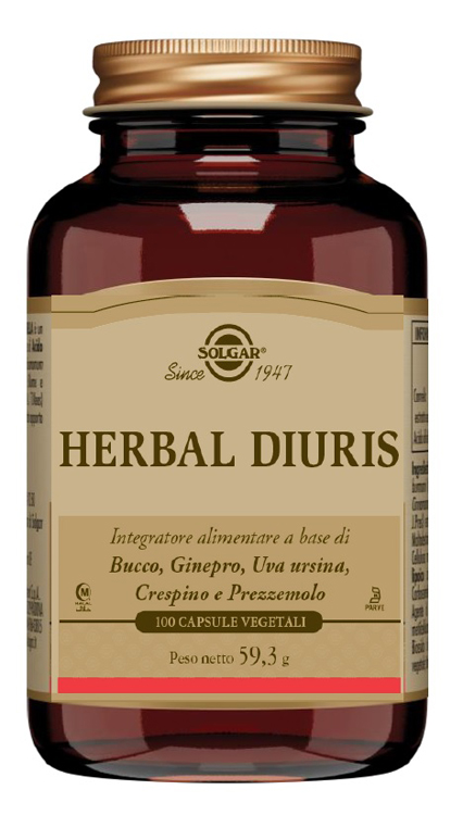 HERBAL DIURIS 100 CAPSULE VEGETALI - Farmacia Mastrangelo 