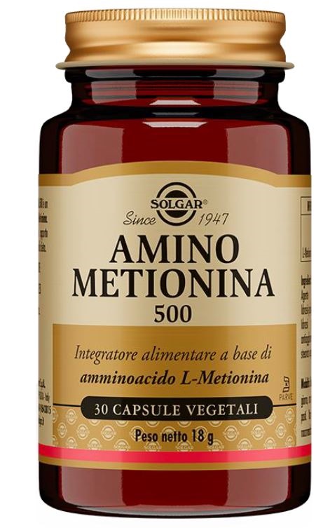 AMINO METIONINA 500 30 CAPSULE VEGETALI - Farmacia Mastrangelo 