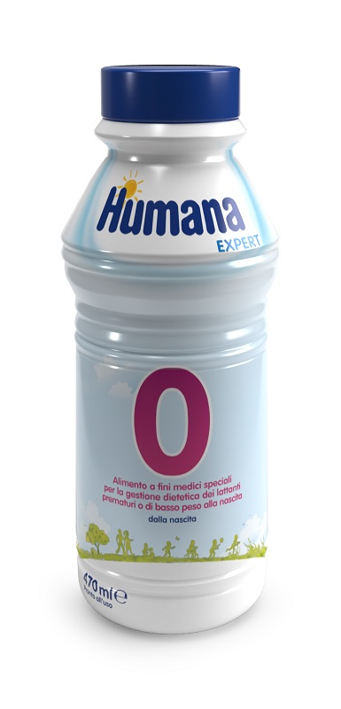 HUMANA 0 EXPERT 470 ML BOTTIGLIA - Farmacia Mastrangelo 