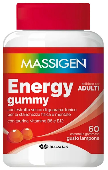 MASSIGEN ENERGY GUMMY 60 CARAMELLE - Farmacia Mastrangelo 