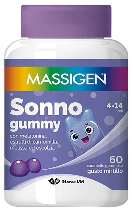 MASSIGEN SONNO GUMMY 60 CARAMELLE - Farmacia Mastrangelo 