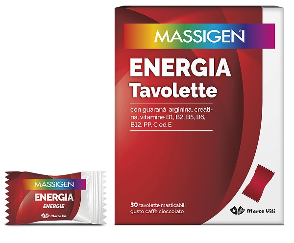 MASSIGEN ENERGIA 30 TAVOLETTE MASTICABILI - Farmacia Mastrangelo 
